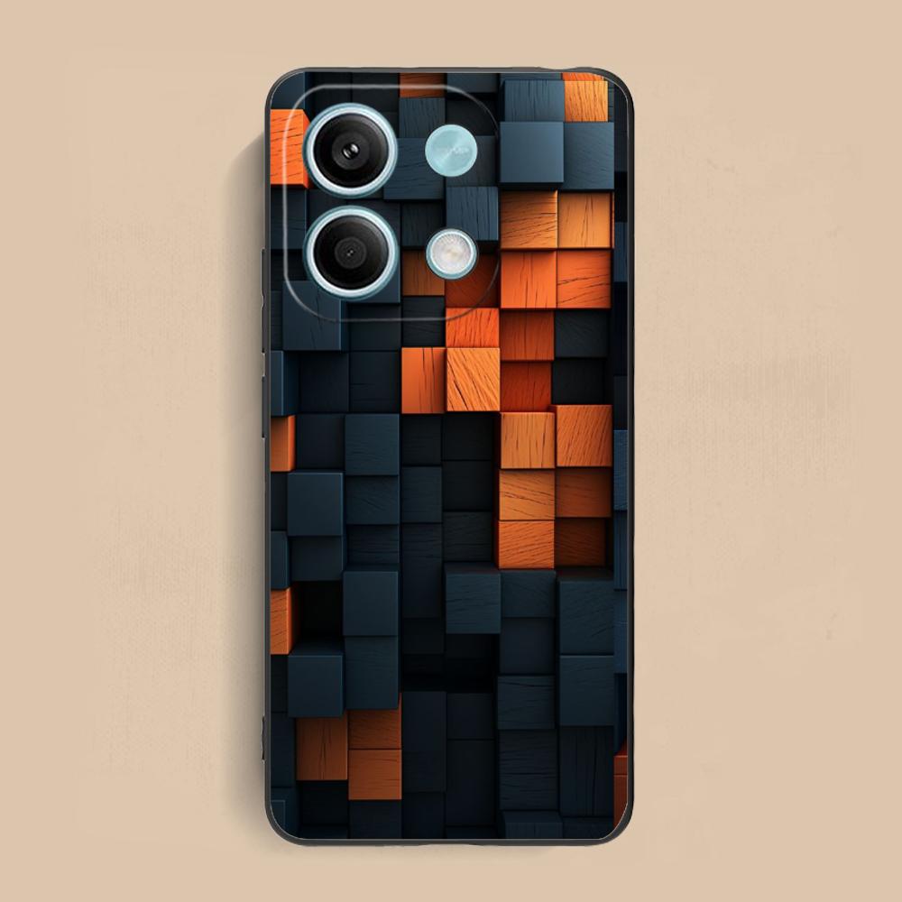 Wood Texture Mobile Cell Phone Case for Xiaomi Redmi Note 14 13 12 11 S Pro Plus 4G 5G Colorful Printing Cover Smartphone Luxury