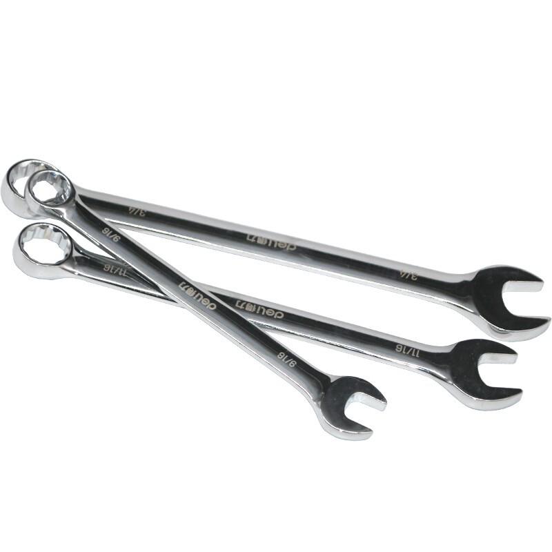 Deli 14-Piece Imperial Combination Wrench Set