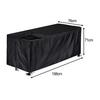 210D Waterproof Garden Storage Box Cover For Outdoor Furniture Rectangle Black Outdoor High Quality Furniture Covers