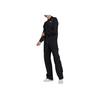 Adidas Originals Logo Polo Neck Long Sleeve High Waist Loose Wide Leg Jumpsuit Women Jumpsuit Black GN4228