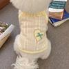 Pet Dog Clothes Cute Thin Breathable Love Teddy Pomeranian Small Dogs And Kittens Vest