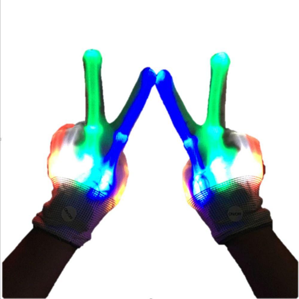 Glow Arcobaleno Light-up Gloves LED Luminous Gloves LED Gloves  Christmas Toys