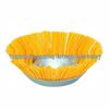 8" Nylon Wire Weed Trimmer Head: Bowl-Shaped Grout & Grass Removal Disc Brush - Lawn Mower Accessory