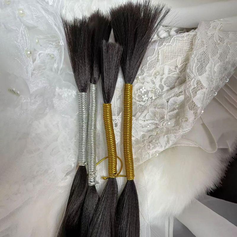 

Xiuhe Парик Повязка на голову Прическа невесты Плетение волос Готовый Золотая и серебряная проволока Укладка Головной шнур Новый китайский стиль Укладка Нейлоновые аксессуары Gold 10cm Pair