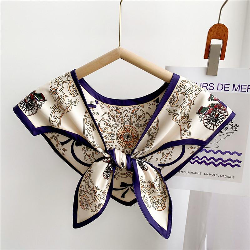 Triangle Over Shawls Scarves Shirt T-shirt Shoulder Fake CollarsVest  Scarf Sleeveless Jacket Shawls Detachable Collar for Women