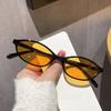 Sexy Small Oval Women's Sunglasses  New Fashion Black Brown Sun Glasses Ladies Shades Trends Summer Unique Eyewear Men