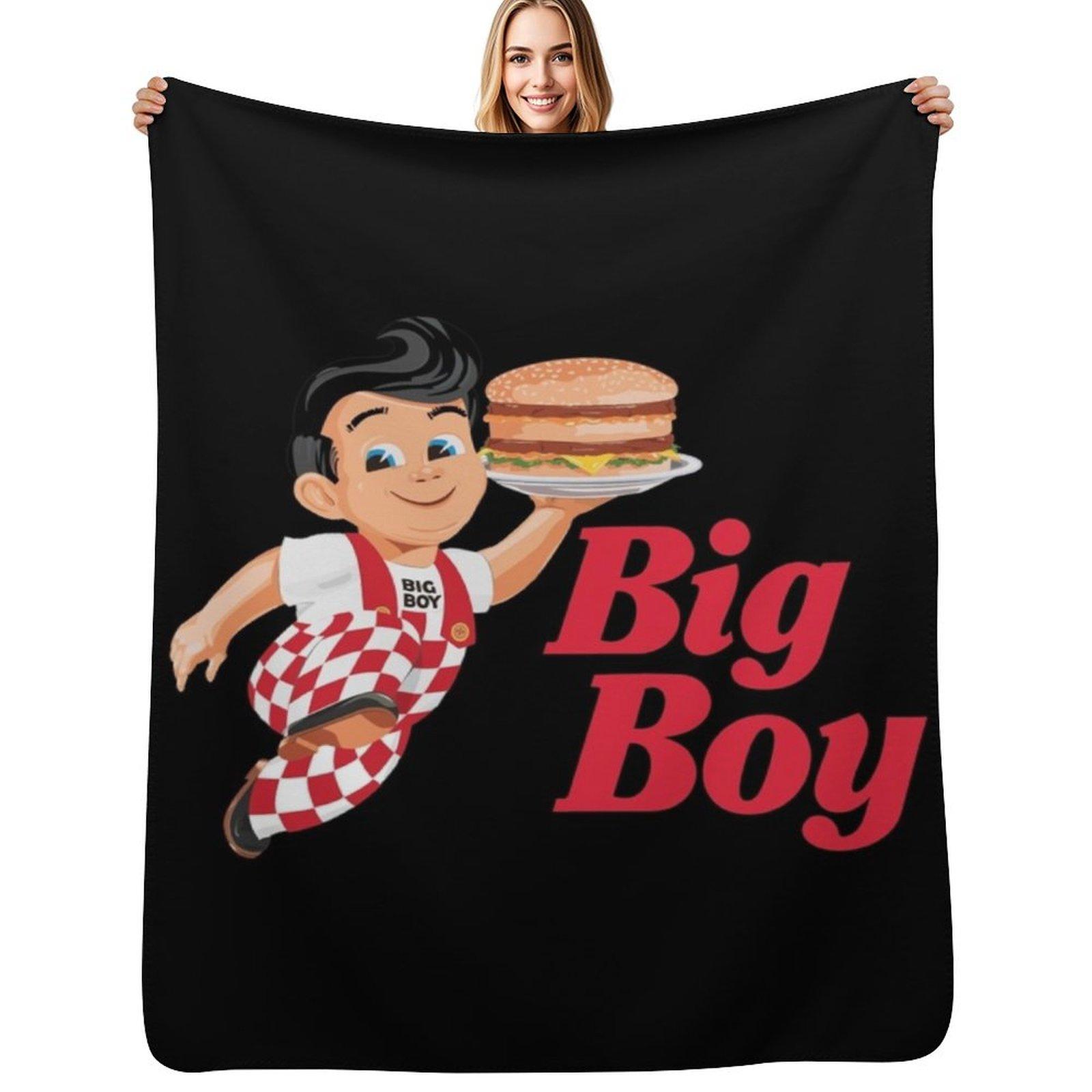 Bobs Big Boy Classic Throw Blanket Wrinkle Resistant Lightweight Blanket 102x76cm(40x30in)