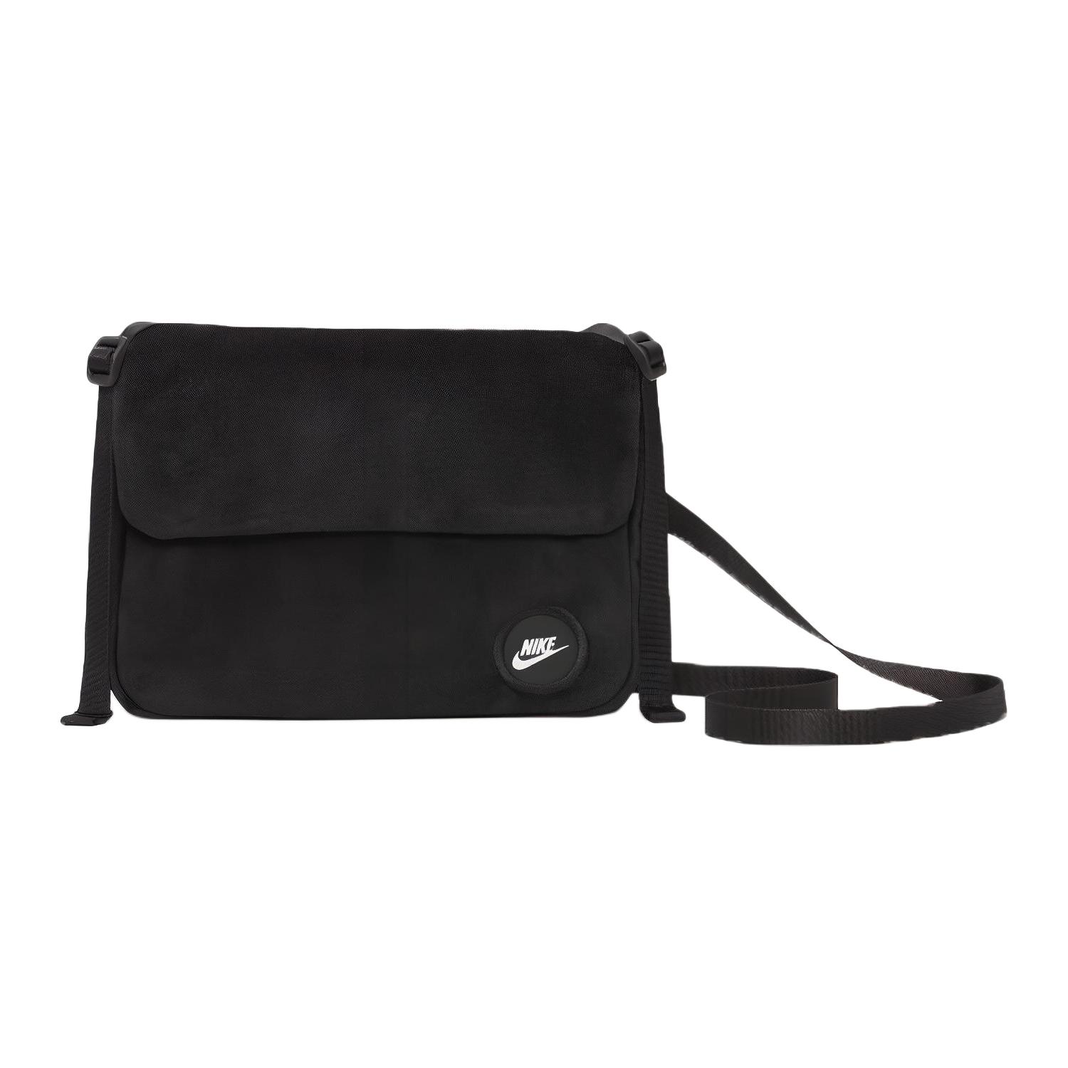 

New Nike Canvas Shoulder Bag, Canvas Bag, Shoulder Bag, Crossbody Bag, Fanny Pack Unisex Pure Black DA6664-010 23.1*5.1*18.0CM