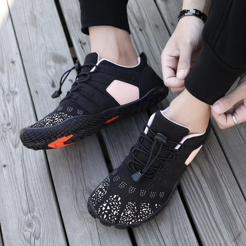 Men Womens Upstream Trekking Hiking Water Sports Shoes Beach Gym Unisex Sneakers Non-slip Five Fingers Auqa Swimming Barefoot