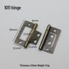 Flat Crown Hinges in Gold, Silver, Antique Bronze - Available in 1.5, 2, 3, & 4-inch Sizes
