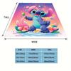 1pc Stitch Printing Blanket - Soft, All-Season Throw for Office Blanket, Personalized Gift with Adorable Cartoon Design
