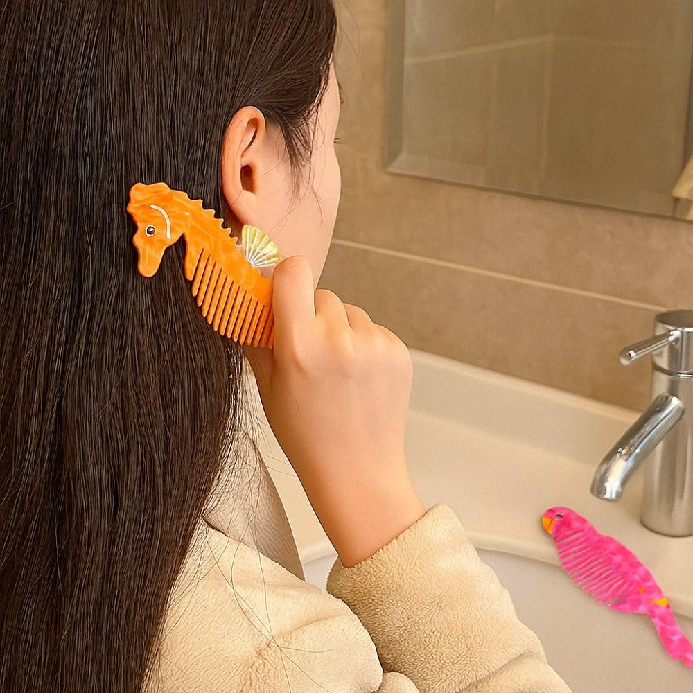 Animal Makeup Comb Puppy Hairdressing Combs Hair Care Acetate Comb  Barber Shop Salon