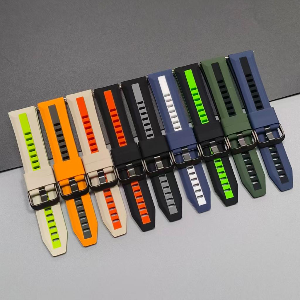 22mm Silicone Watch Band For Garmin Venu 4-45mm Sports Strap Forerunner 570 47mm 265 255 Music/Vivoactive 4 Bracelets Wristband