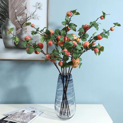 High-end Simulated Loquat Branches, New Year's Home Living Room Decoration Fake Flower Ornament Simulation Fruit