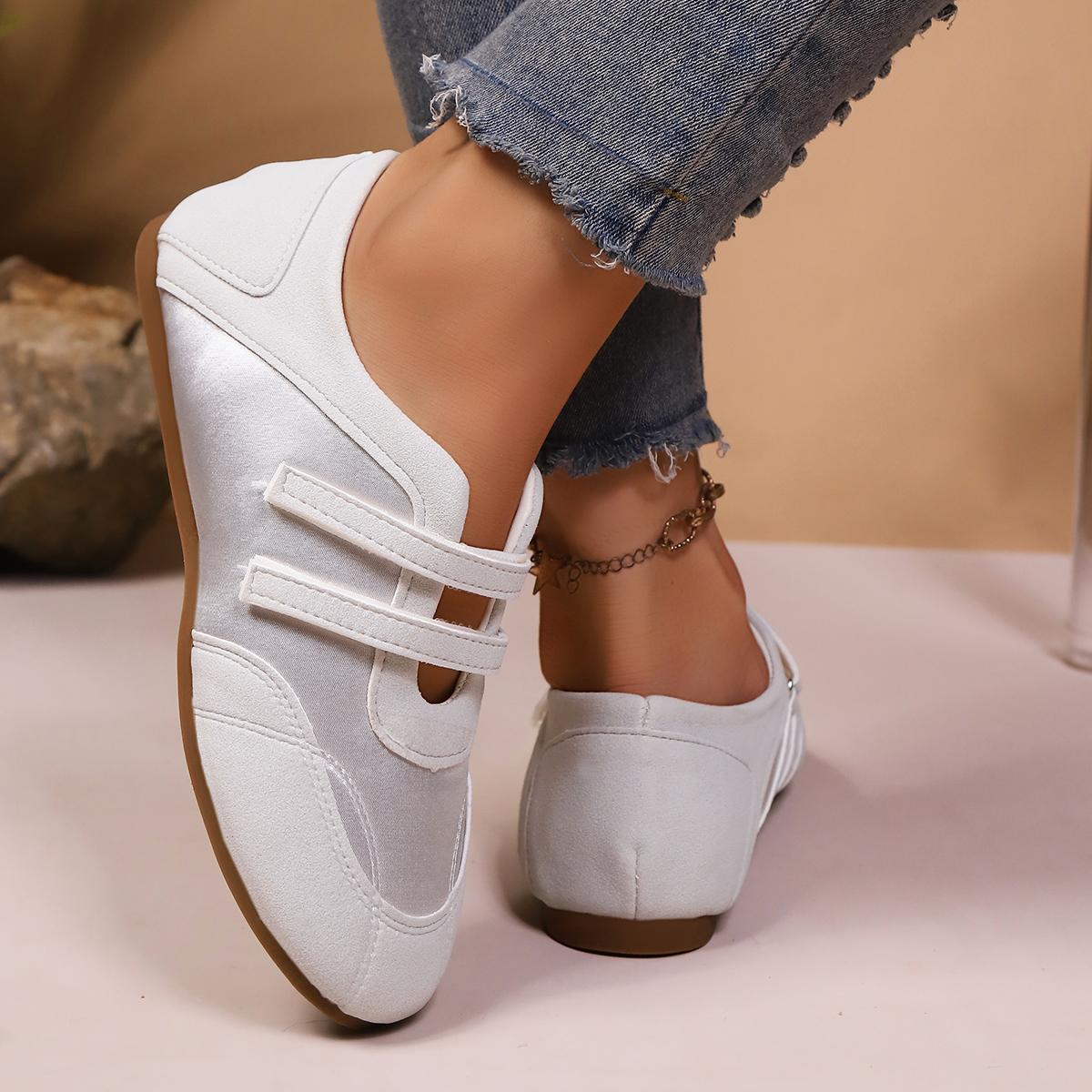 

Flats Women s Sports Shoes Fashion Sneakers Casual Shallow Loafers Shoes Walking Ballet Shoes 42 сірий колір