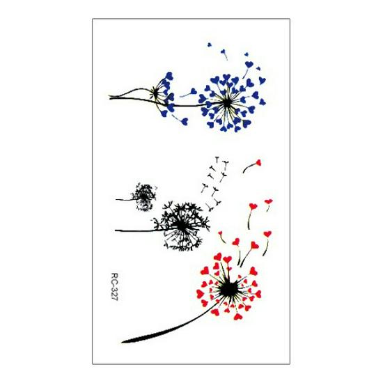 Waterproof Long-lasting Cute Peacock Feather Temporary Tattoo Stickers for Women