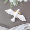 Pin De Cuello De Ramillete Para Mujer Y Hombre, Broche De Paloma De La Paz Blanca, Arte De Metal, Insignia De Moda Coreana, Joyería, Nuevo