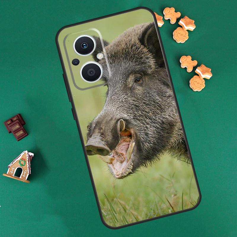 Wildschwein Hülle Für OPPO Reno 8 7 Lite 14 13 12 11 F 10 Pro 8T Hülle Für OPPO Find X8 X6 X5 X9 Pro Hülle