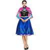 Cosplay Anime Costume Fairy Tale Dress Stage Costume Halloween Costume Princess Anna Ice Princess Costume