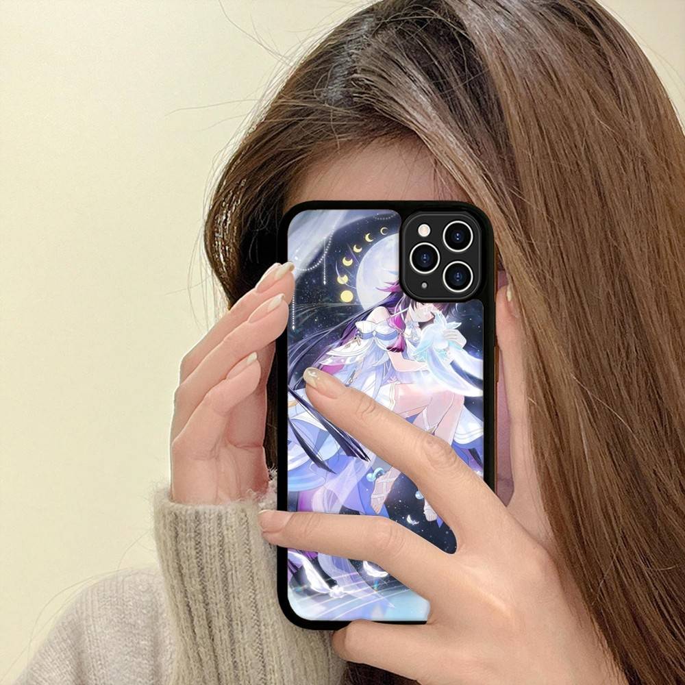 Genshin Impact Columbina Phone Case For IPhone 17 16 Pro Max Air 13 12 Mini 14 15 Plus 11 PC+TPU Back Cover