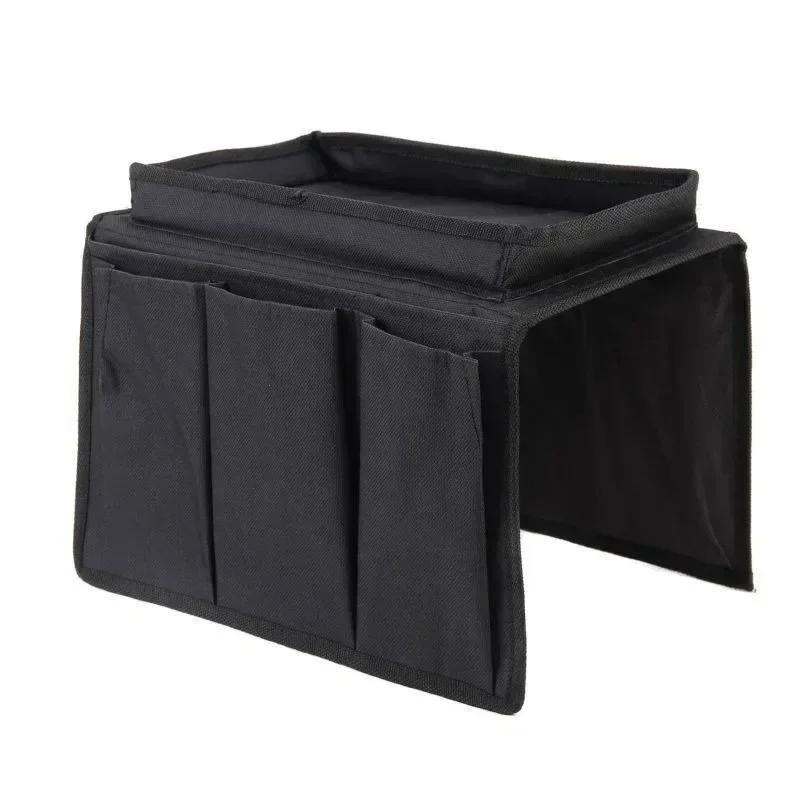 Organizer Remote Control Holder Bag On TV Sofa Corrimao Braco Resto 6 Pockets  Handrail Couch Armrest Arm Rest Storage Bags