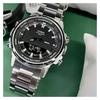 Casio DRESS Classic Simple Exquisite Fashion Quartz Movement Stainless Steel Strap Japanese and Korean Watch Men's Watch Black Dial AMW-880D-1AV