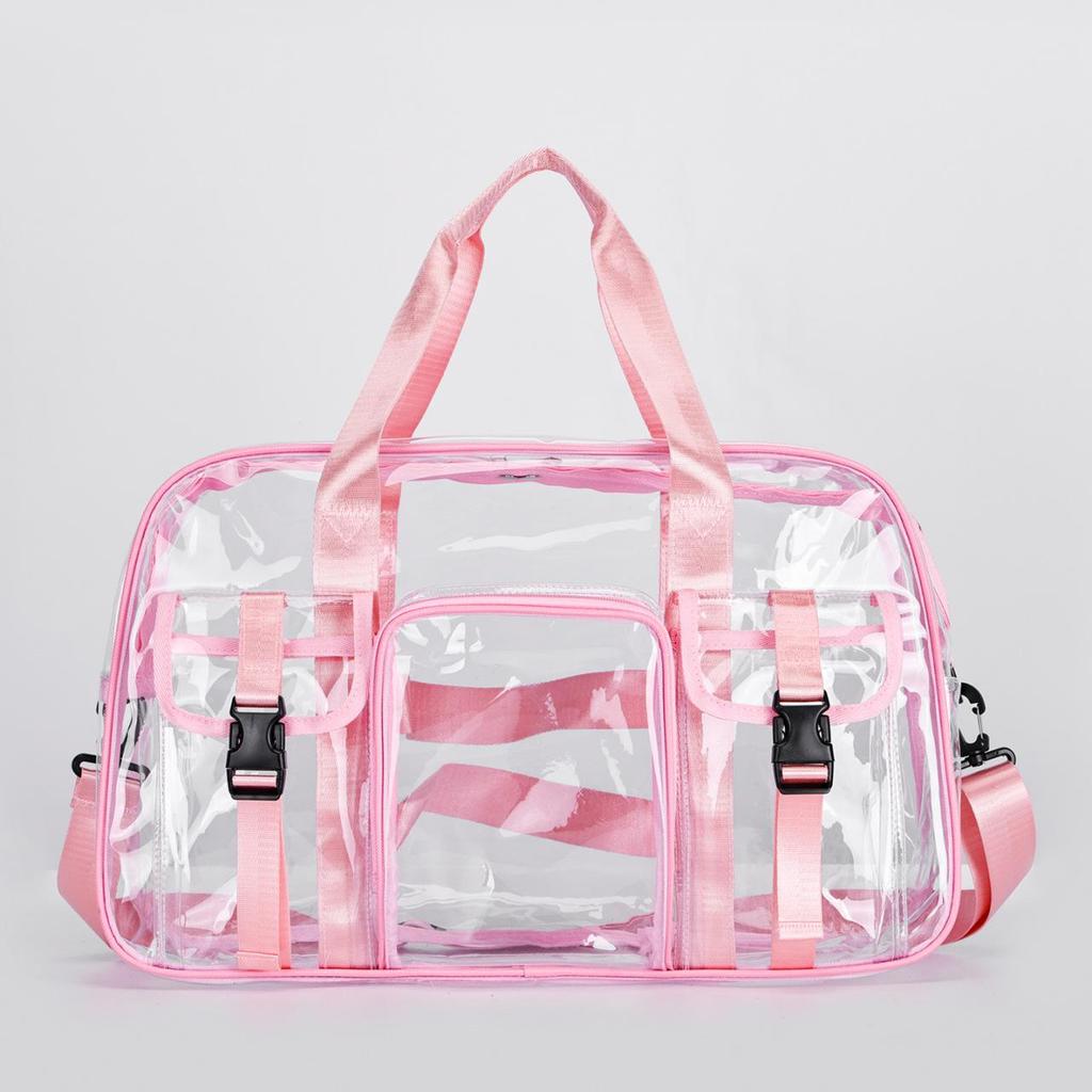 Large Capacity PVC Travel Bag - Wet/Dry Separation, Waterproof, Handheld & Crossbody Gym Bag