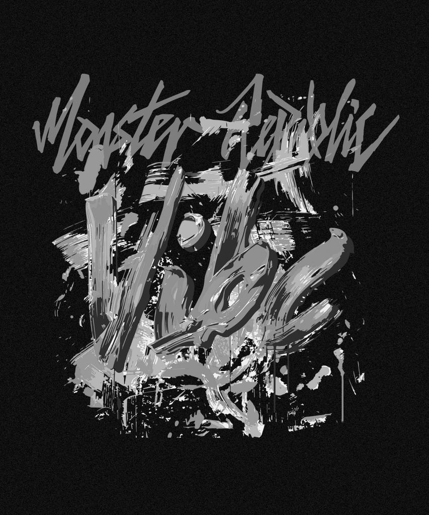 MONSTER REPUBLIC Vibe Ash Gray T-Shirt Black