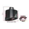 Carbon Fiber Oval Flat Exhaust Pipe Muffler - Stainless Steel Tailpipe