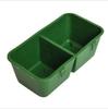 2 Pcs 2 In 1 Parrot Food Water Bowl Dual Feeding Cup Plastic Bird Pigeons Cage Water Food Feeder Bird Parrot Pet Water Bowl