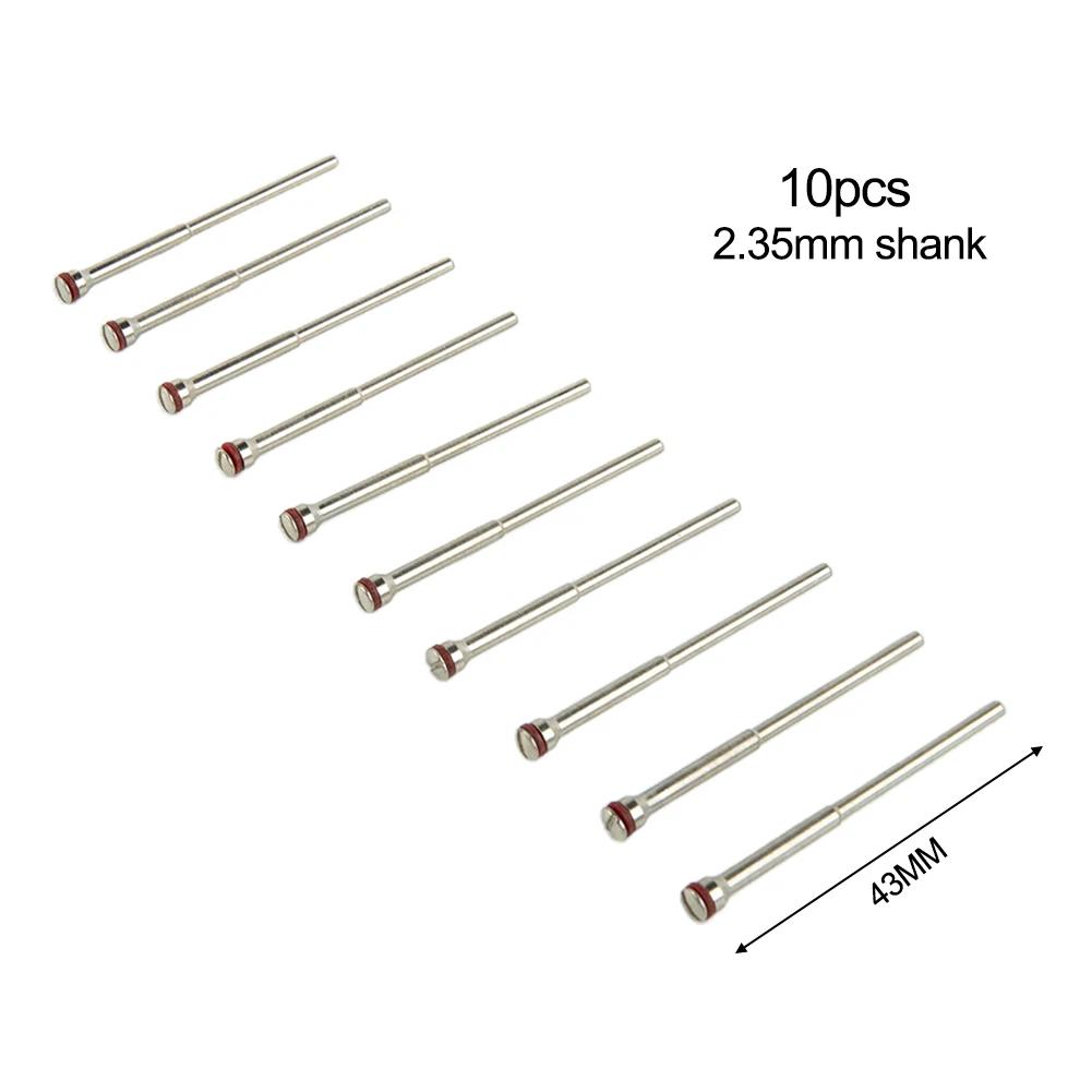 10pcs Polishing Shank Mandrel Burs Rotary Tool Parts Replacement For Polisher Machine Tool Accessories