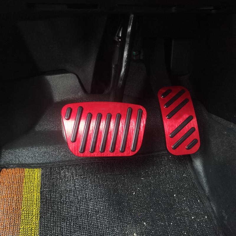 For Lexus LX700h LX 700h 2025 2026 Metal Accelerator Pedal Brake Non-slip Cover Wear-Resistant Mat Car Styling Accessories