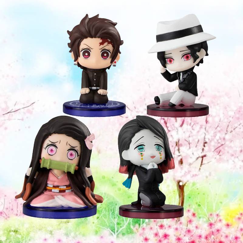 Demon Slayer Pvc Figure Set With Articulated Joints For Collectors And Fans