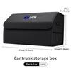 Leather Car Trunk Storage Box Foldable Space Saving Organizer For Lada Niva Vesta 4X4 Samara Kalina Largus Priora Granta WW18