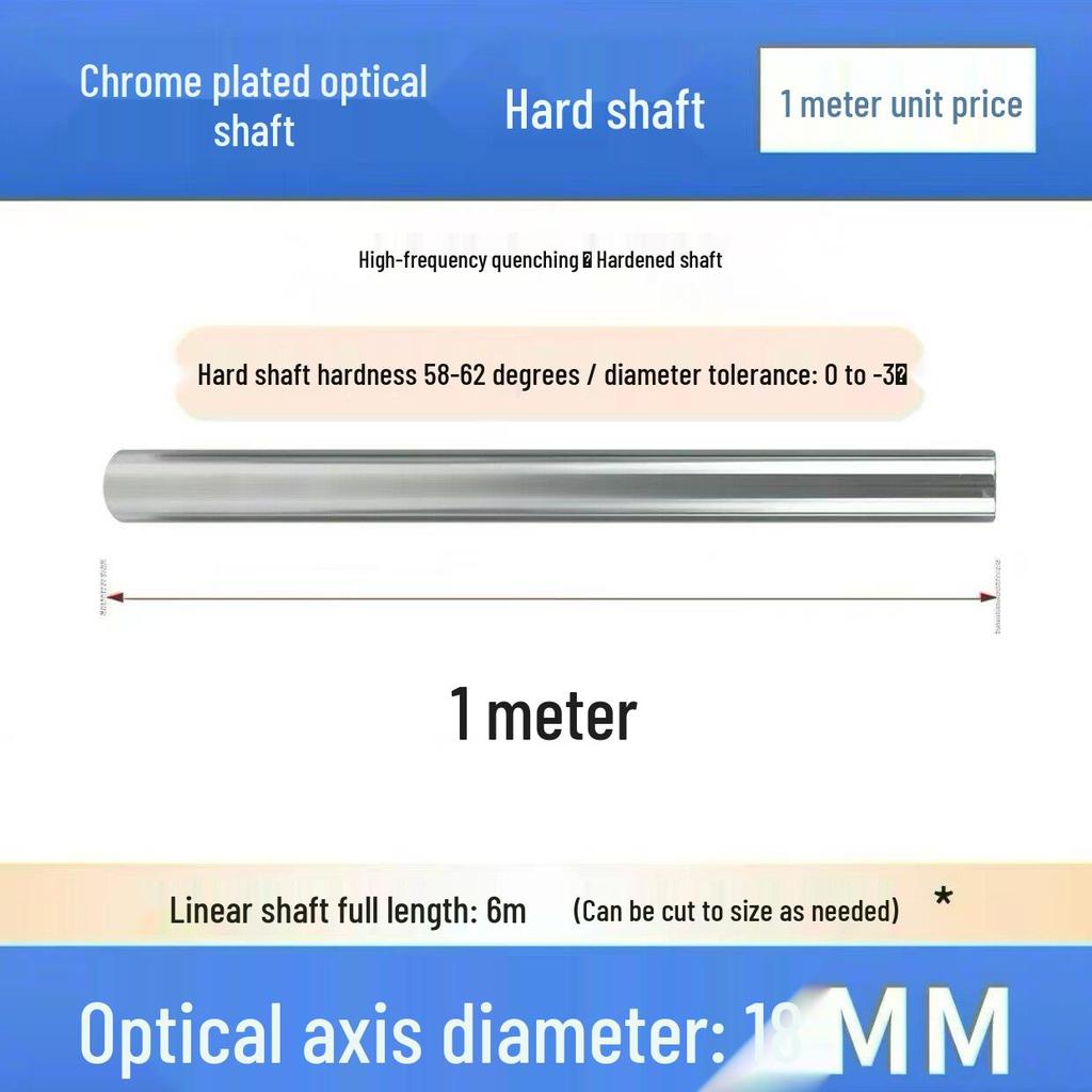 Custom Optical Linear Chrome-Plated Rod for DIY Storage Rack