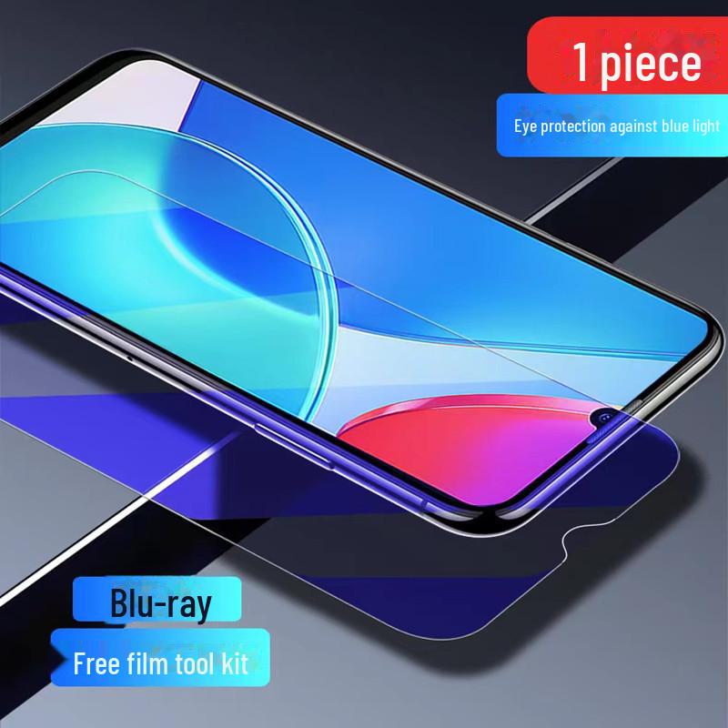 Full Screen Tempered Film for Play 30 Plus/20 Pro/20/9A - Anti-Blue Light, Anti-Fingerprint, Anti-Peep - 30M