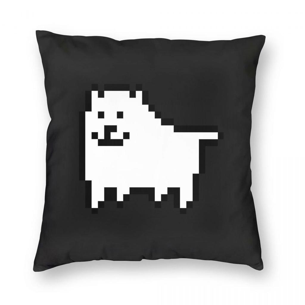 Annoying Dog In Space Undertale Toby Video Game Rpg Square Pillowcase Pillow Cover Cushion Throw Pillow for Home Sofa