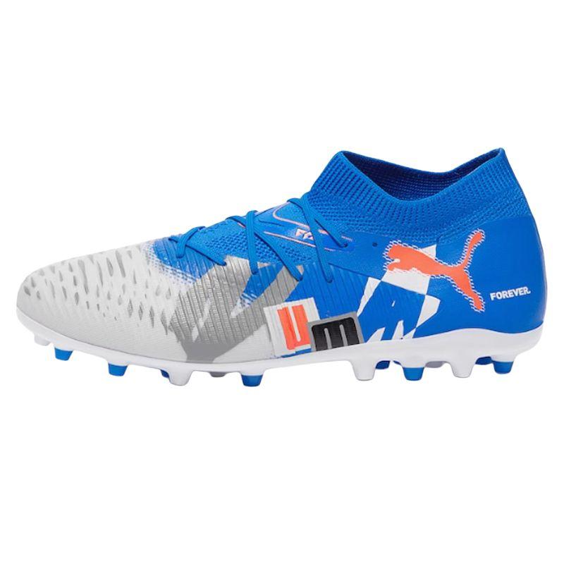

New PUMA FUTURE 8 MG Multi Ground Soccer Shoes Unisex Blue White 108424-01 41