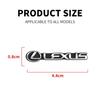 New Car Audio Decorate 3D Aluminum Badge Emblem Sticker For Lexus F SPORT IS250 IS200 CT200h GS300 LS430 RX450h LX570 IS300