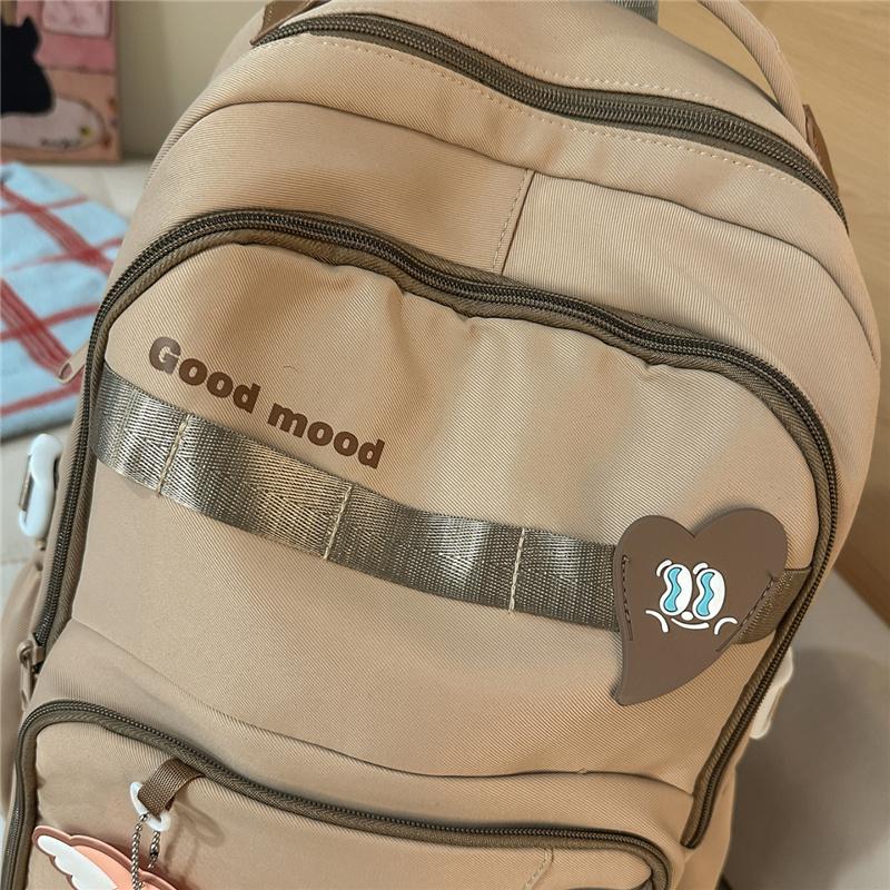Large Capacity Backpack Women's Backpack Junior Senior High School Student Schoolbag
