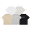2624 Essentials Maglietta Oversize con Stampa Lettere Uomo Donna Cotone Puro Casual Manica Corta