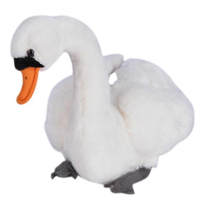 Super Soft Stuffed Plush Toy Simulated Animal Swan Toy Kids Baby Doll Toys -