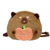 Soft Capyabra Backpack Plush Cartoon Doll Bag Storage Bag Capyabra Plush Bag  Students