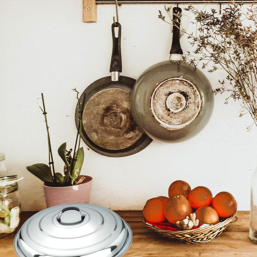 4PCS Stainless Steel Pot Lid Handle Replacement, Heat Resistant Pot Cover Knobs, Easy to Install Kitchen Cookware Handles, Black, 5.51 * 2.36 *