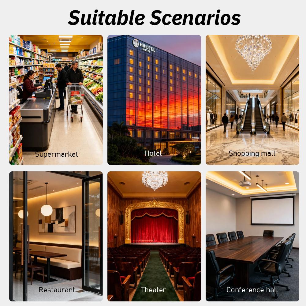 Commercial Air Curtain Fan Wall Mounted Air Door - Quiet, for Storefronts, Cold Storage, Supermarket Entrances Fan Accessories