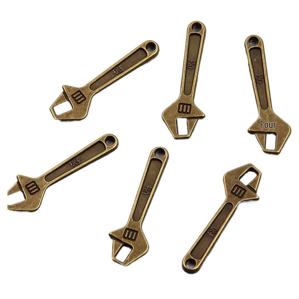 16 Stylish Alloy DIY Tool Charm Pendant: Saw & Knife Design