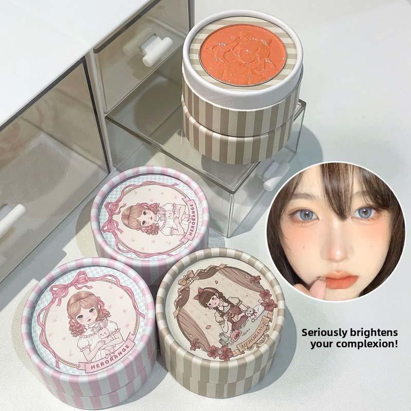 Face Makeup Blush Fine Glitter Matte Blusher Rouge palette
