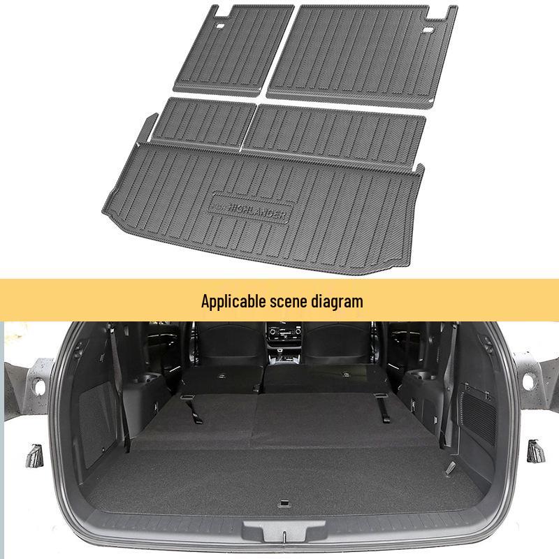 Highlander TPE Trunk Mat: Custom Fit and Stylish Protection