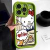 Explosive TEMU/Xiyin/TikTok Sanlio TK cat Hello Kitty for Apple 16 mobile phone case ladder