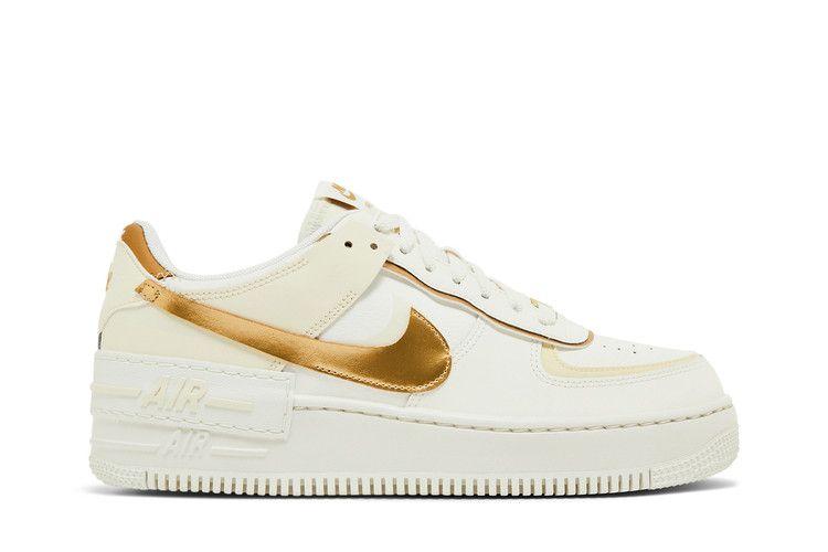 Nike Air Force 1 Shadow Sail Coconut Milk Metallic Gold (Women's)